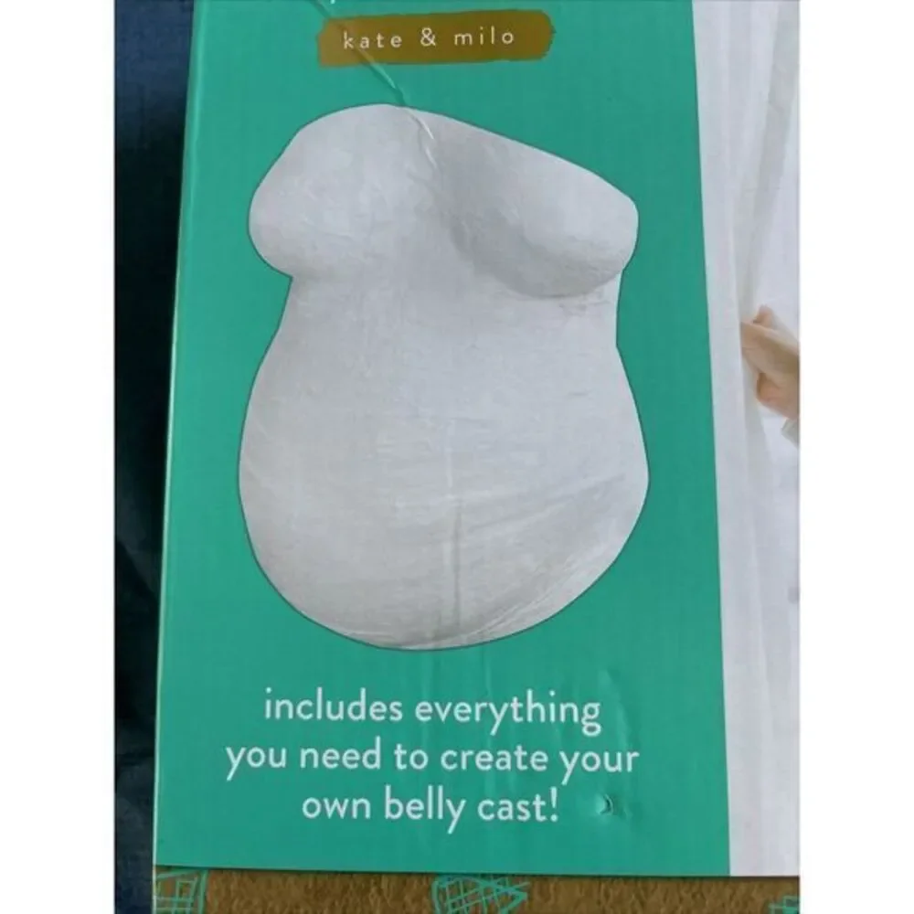Kate & Milo Belly Casting Kit, Pregnancy Keepsake Making Kit Easy To‎ Make